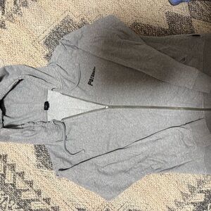 Gray Patagonia Full-Zip Hoodie